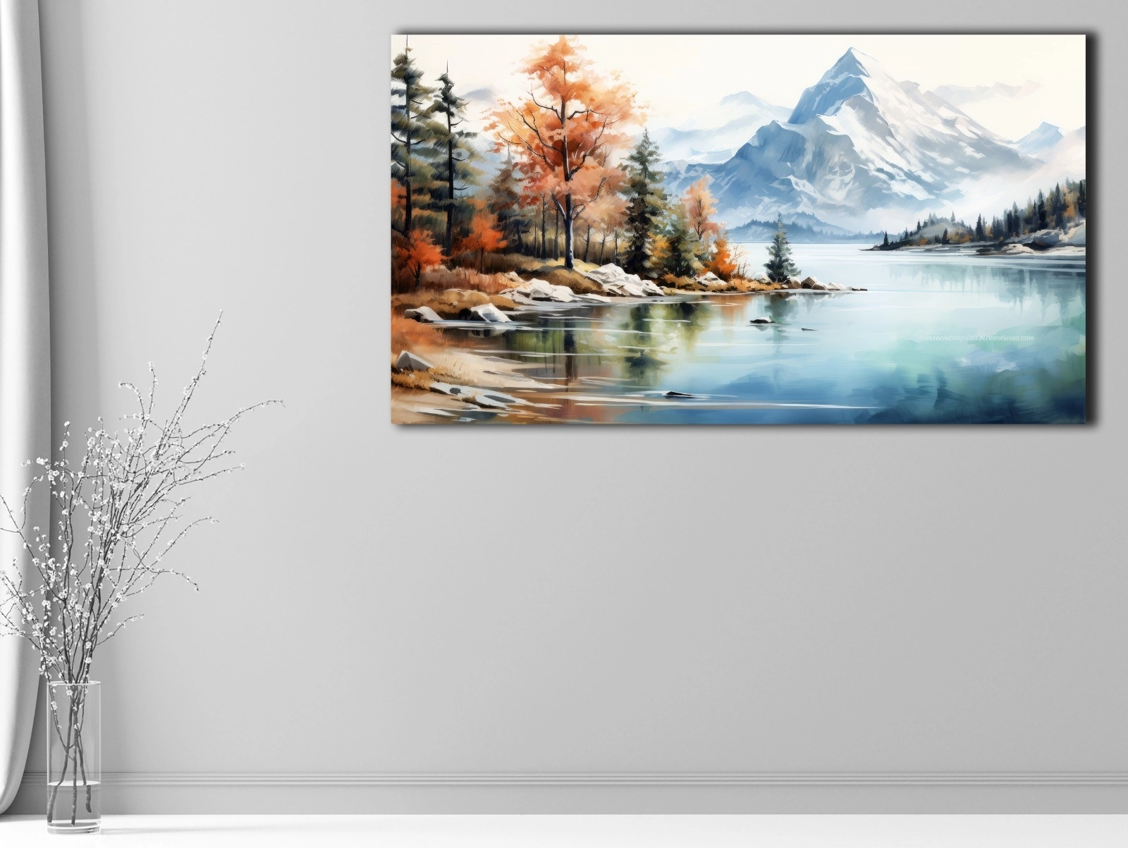 Karlı%20Dağlar%20-%20Laminasyonlu%20Kanvas%20Tablo