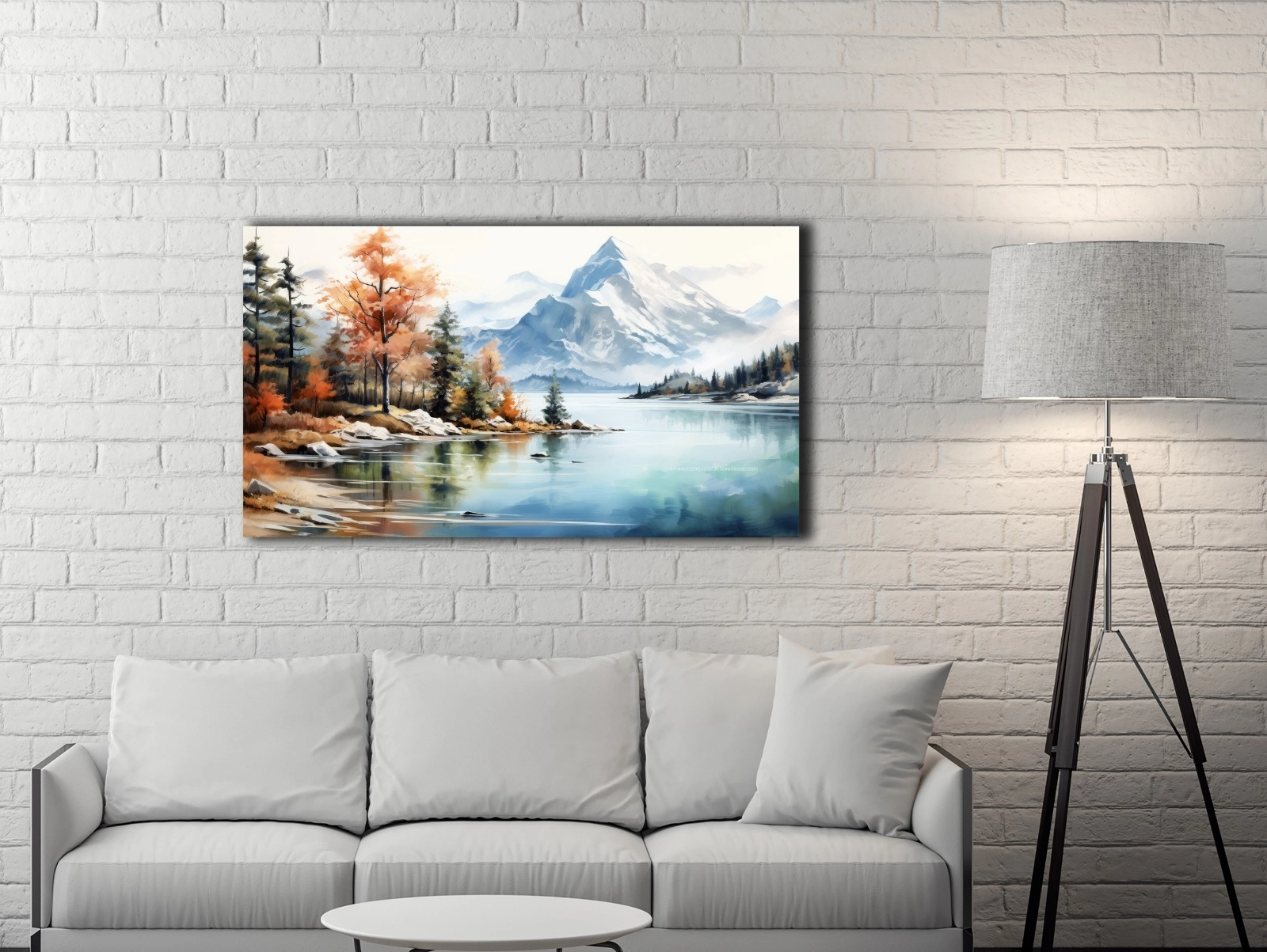 Karlı%20Dağlar%20-%20Laminasyonlu%20Kanvas%20Tablo