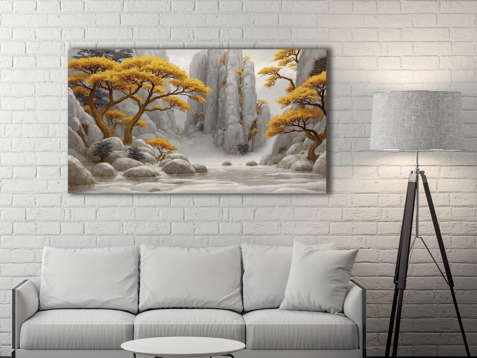Kayadaki%20Ağaçlar%20-%20Laminasyonlu%20Kanvas%20Tablo