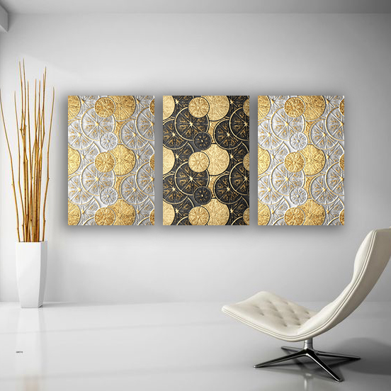 Portakal%20-%20Laminasyonlu%20Kanvas%20Tablo%203%20lü%20Set