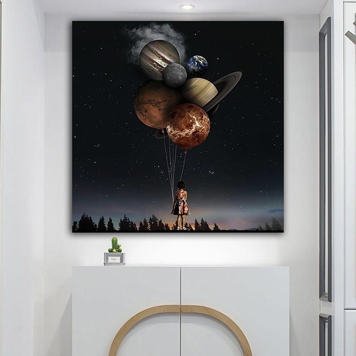EVRENİN%20SAHİBİ%20ÇOCUKLAR%20-%20Laminasyonlu%20Kanvas%20Tablo