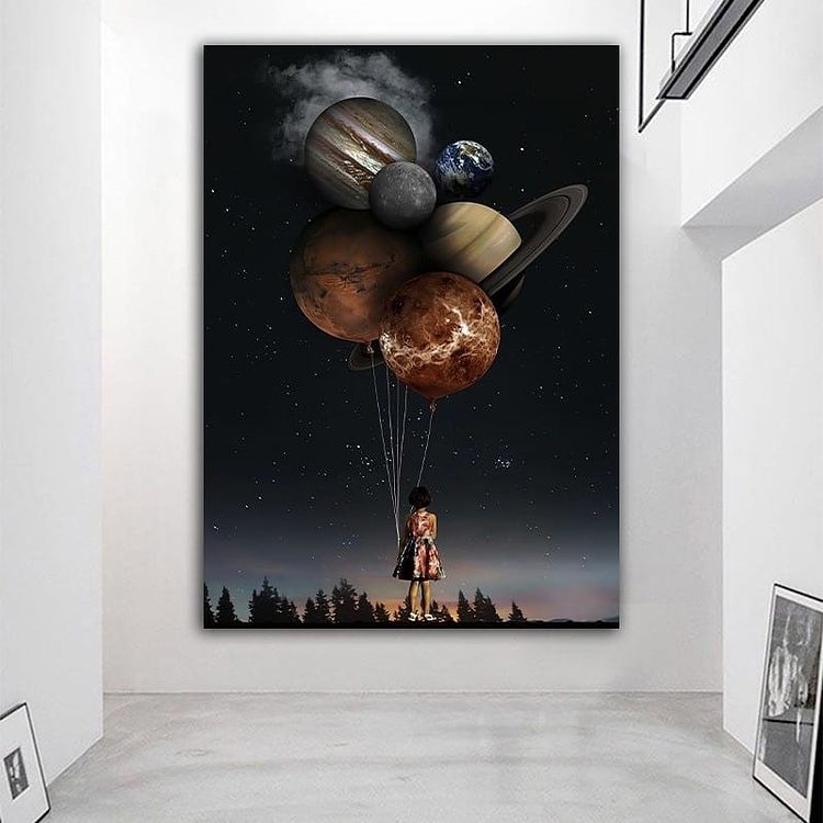 EVRENİN%20SAHİBİ%20ÇOCUKLAR%20-%20Laminasyonlu%20Kanvas%20Tablo