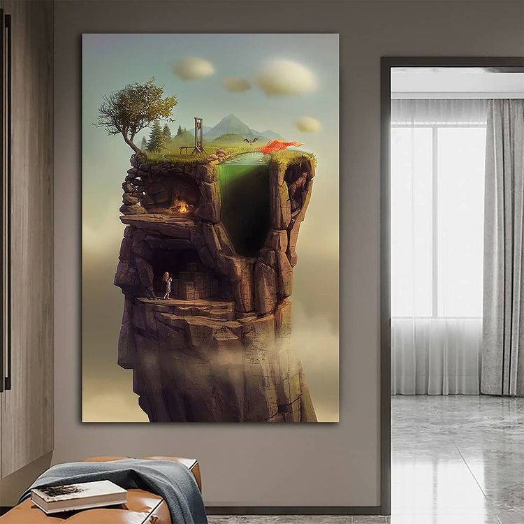YAŞAM%20%20-%20Laminasyonlu%20Kanvas%20Tablo