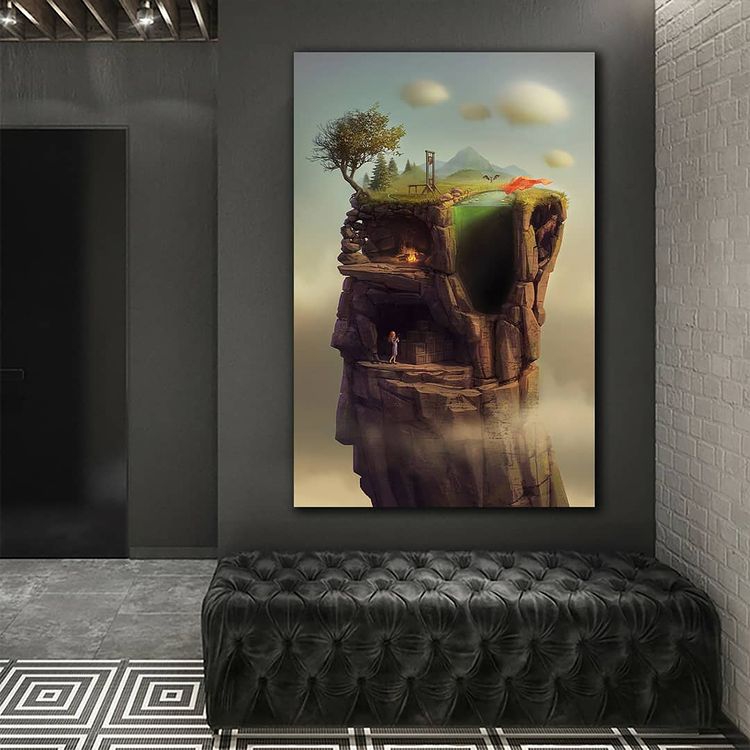 YAŞAM%20%20-%20Laminasyonlu%20Kanvas%20Tablo
