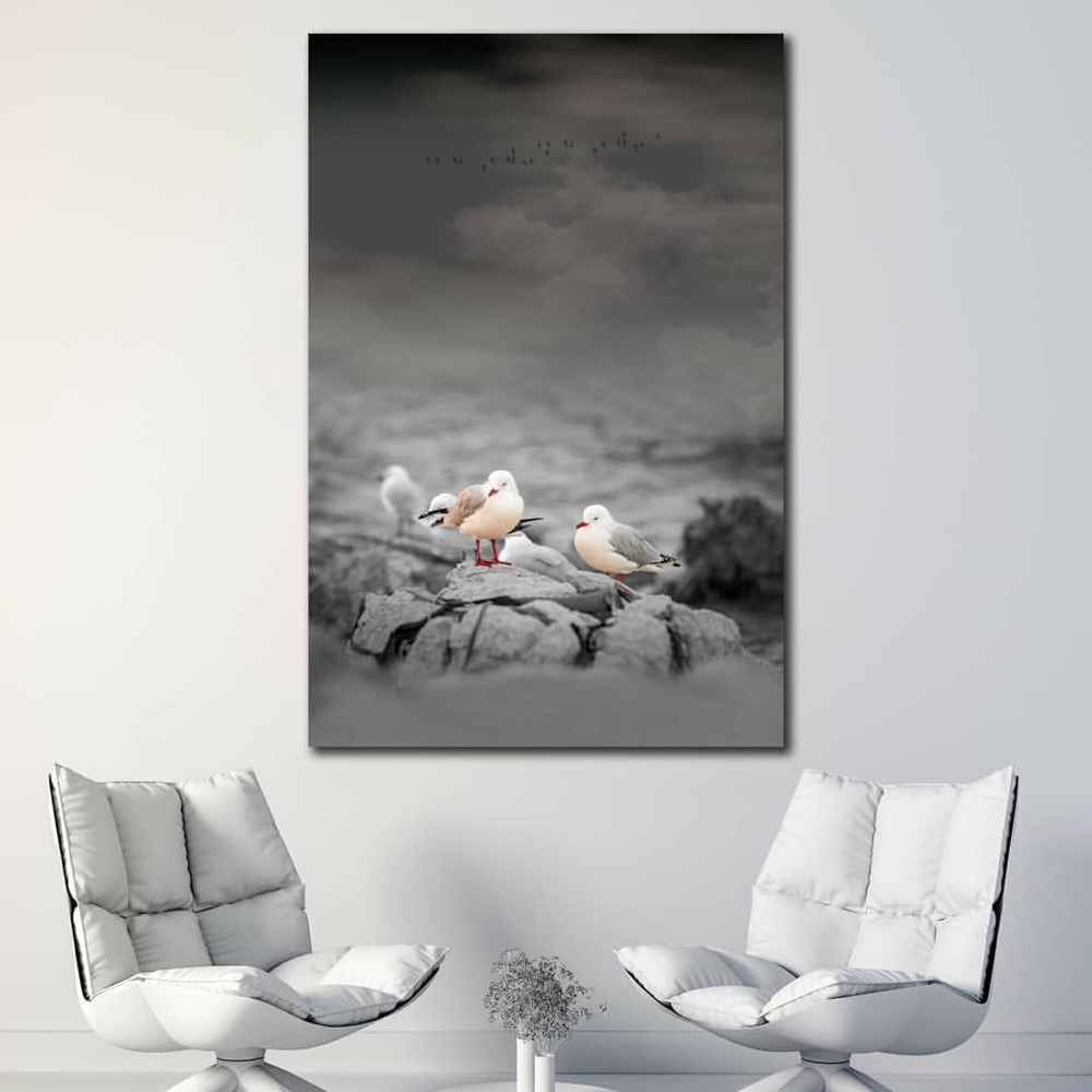 KUŞLAR%20-%20Laminasyonlu%20Kanvas%20Tablo